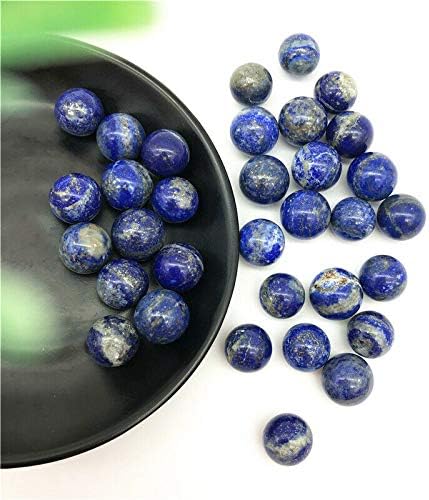 QiaNONOI ZD1226 1PC 15-18mm Природни лазис лазули полирани камења кристални топчиња сфера заздравување на декор, природни камења и минерали,