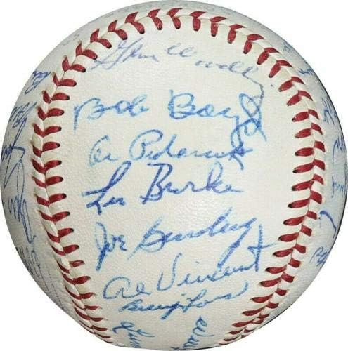 Прекрасен тим од Балтимор Ориолес во 1959 година потпиша Бејзбол во Америка Бејзбол ПСА ДНК - Автограмски бејзбол