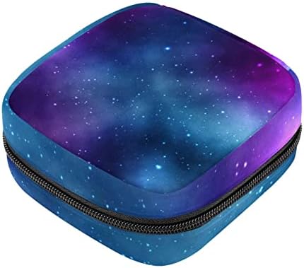 Галакси starвездено небо санитарна торба за чување салфетка за салфетка, преносен период, торбички торбички за период за период