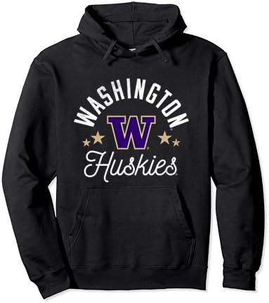 Универзитет во Вашингтон Хусис лого пуловер Худи