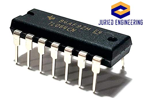 Juried Engineering TL064CN TL064 Quad Quad со ниска моќност JFET-влез оперативен засилувач OP засилувач за леб-пријателски IC DIP-14