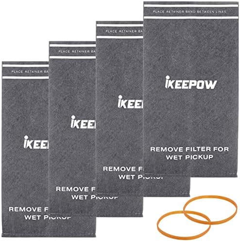 IKEEPOW 2,5 галон продавница VAC филтерски торби компатибилни со занаетчијата од 2 до 2,5 галон продавница вакууми и Powerhead Baket
