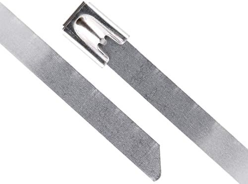 Tie Tie Tie Tiely челик кабел од 12 инчи 316 - 100 пакувања