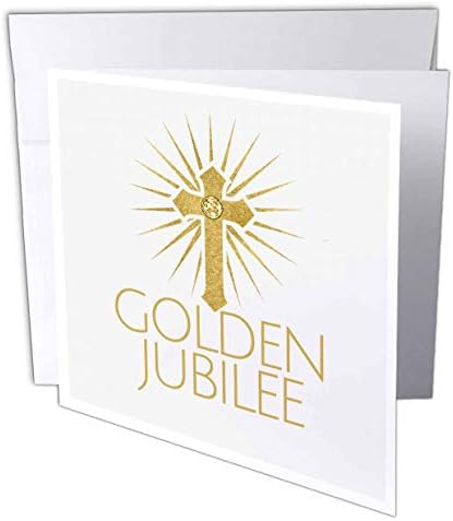 3дроза Златен Јубилеј Прослава Верска Годишнина 50 Години - Честитка, 6 на 6 инчи