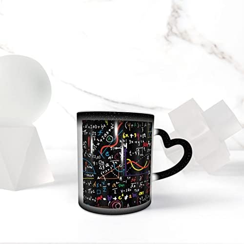 Математика и физика Промена на боја на кригла Промена на керамичка топлина чувствителна чаши за обезбојување чаша вода кафе