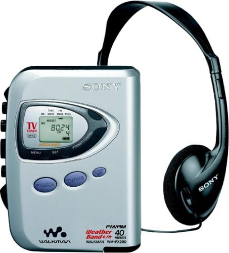 Sony WM-FX290 Stereo Cassette Player со FM/AM/TV/временски подесување