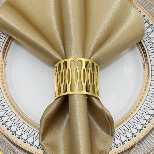 XDCHLK хотел за трпезариска маса за трпезариска масичка за да се изложи на салфетки прстени за сервисери за венчавки за Божиќна забава
