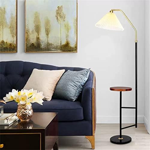 Zhyh Купете LED чај табела под подната соба за дневна соба за спална соба нордиска вертикална ламба за подот