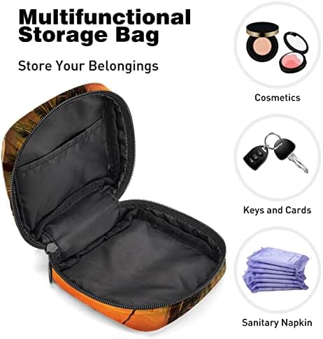 Торба за менструација, Торба За Складирање Санитарни Салфетки, Пренослива Менструална Подлога Торбички Со Патент Торбичка За