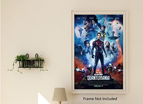Xihoo Ant-Man и Wasp: Quantumania 2023 филмски постер 16x24, нерасположено