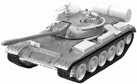 Легура на ксианксирање 1/43 Камуфлажа на скала Руски советски Т55 Среден резервоар за боречки воени оклопни возила за собирање подарок