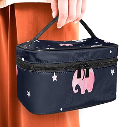 Слон Симпатична Козметичка Торба Пренослива Торба За Шминка За Патување Организатор Тоалетна Торба За Жени И Девојки