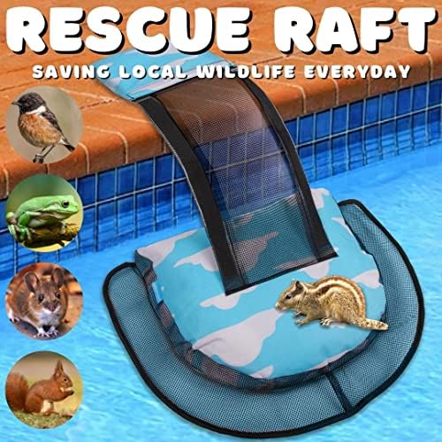 Спасувач сплав заштеда на животни за бегство за бегство за базен, заштеда на критериуми и жаби, рампа за бегство во базен, базен