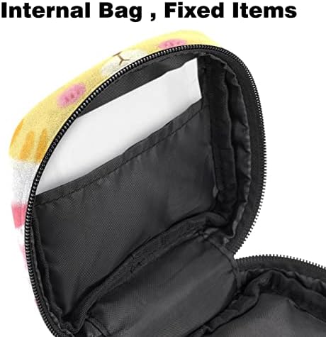 Oryuekan санитарна торба за складирање на салфетка, преносна менструална менструална подлога вреќи, торбичка за складирање на тампон за