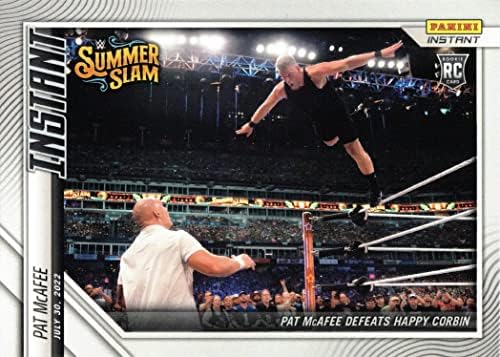 2022 Панини Инстант борење WWE 60 Пат МекАфи Дебитантска картичка - направена само 684!