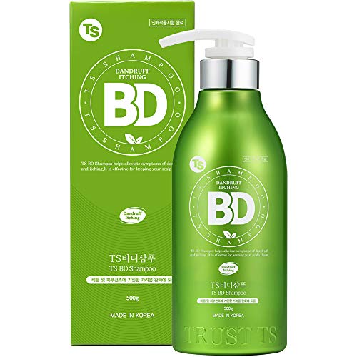 Ts BD шампон за првут и чешање на скалпот | Третман за чешање и сува коса | Мирис на цитрус со есенцијално масло и биотин и природни состојки