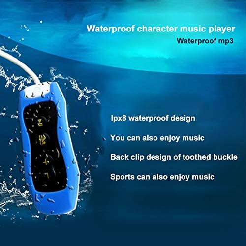 Преносен FM радио нуркање MP3 Music Player IPX8 водоотпорен наводнување USB2.0 со слушалки докажано за вода погодни за пливање и трчање