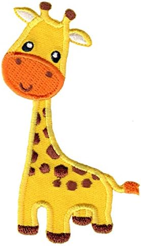 Patchmommy Giraffe Patch, Iron Iron/Sew - Applikes за деца деца