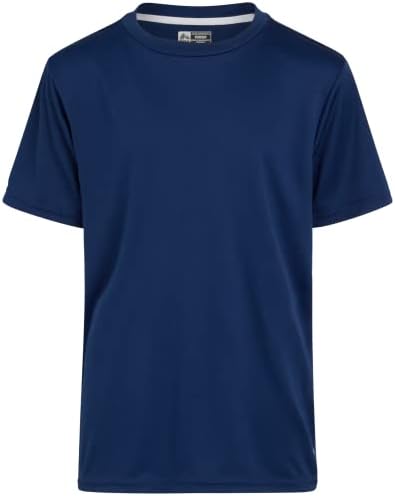 Активни маици на RBX Boys-4 пакувања Атлетски перформанси со кратки ракави за спортски тимови
