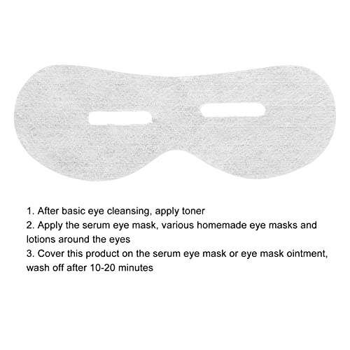DIY хартија за очи, 600 парчиња удобна научна хартија за маска за очите со дупки за очите за домашна нега