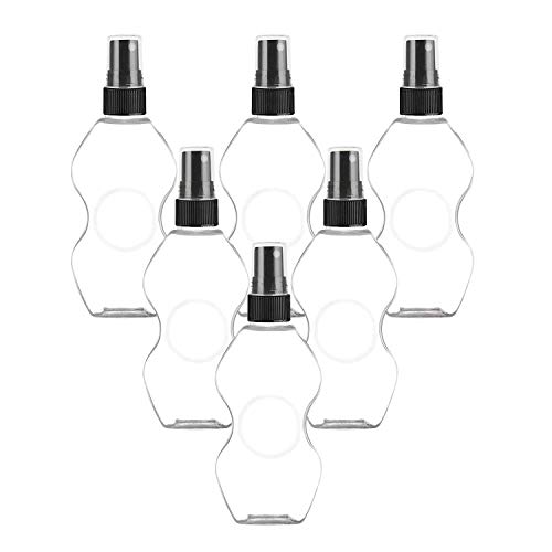 Гранд парфими празни пластични шишиња со спреј за магла, 2 мл 60 мл за атомизатори за чистење на рацете за вашите омилени чистачи