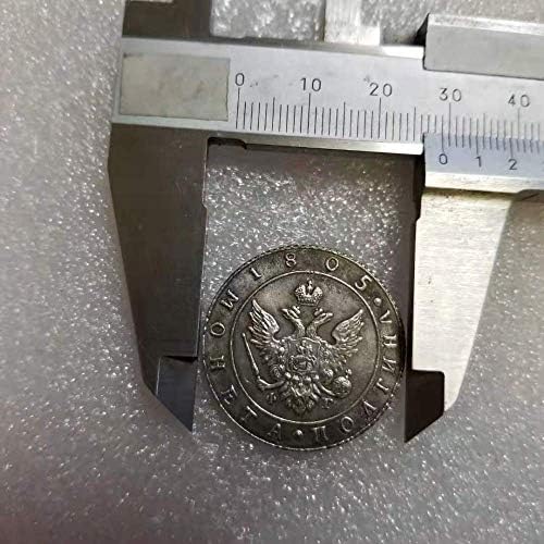 Занаети Полска 1805 руски Меморијална Монета Сребрена 1715коин Колекција Комеморативна Монета