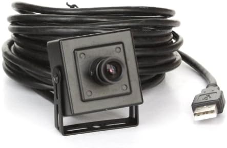 ELP Mini Box USB камера за компјутер 5Megapixel HD веб -камера со 3,6 mm леќи за машина Vision OV5640 UVC USB2.0 Lightburn компјутерска