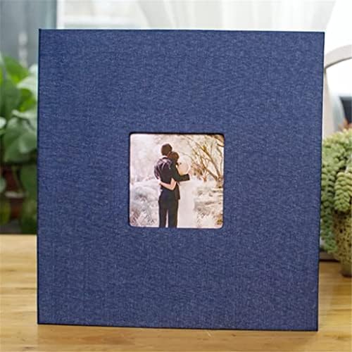 Ganfanren 16inch постелнина DIY фото албум loversубовници роденденски подарок за свадбени фотографии за свадби за занаети