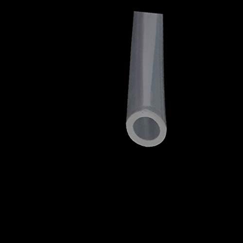 X-Ree 4mm x 6mm висока температура отпорна на силиконска гумена цевка цевка за црево чиста 1 метар долга (Tubería de manguera de tubo de caucho