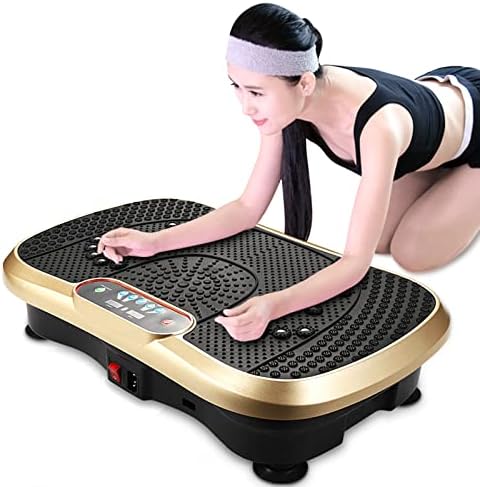 Машина за вежбање со вибрации на вибрации на хаизон, целосна платформа за фитнес, w/далечински управувач, за тренинг за домашни