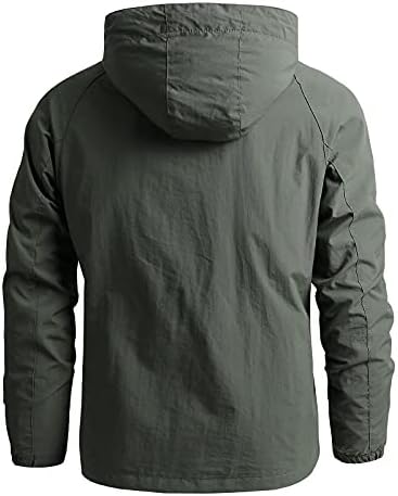 Водоотпорна јакна за машка качулка Зсбају