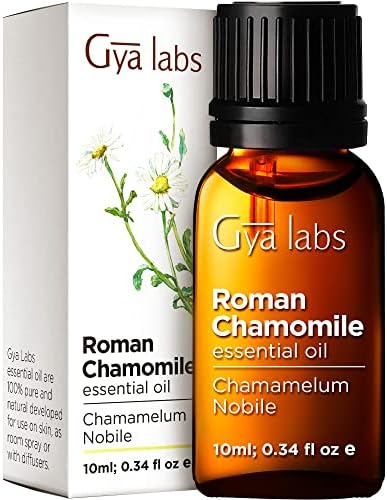 Gya Labs Римско есенцијално масло за дифузер и болка - терапевтско одделение римско масло од камилица за лице и кожа - римски есенцијални