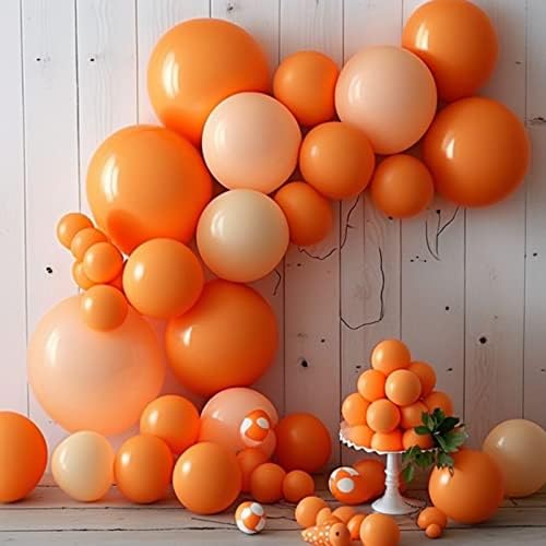 Портокалови Балони Со врвен Квалитет 12 инчи, 100 парчиња Пакување-Издржливи И Биоразградливи Балони Од Латекс За Забави, Свадби,