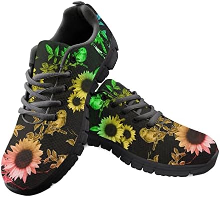Dreaweet удобни атлетски чевли за одење трчање за пешачење спортски лесни тениски чевли модни патики со црна Ева единствена