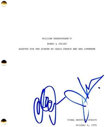 Клер Данс и Johnон Легуизамо го потпишаа Autograph - Romeo & Juliet Full Movie Script - Вилијам Шекспир, Баз Лурман, Домашна, Леонардо Ди Каприо, Пол Сорвино, Брајан Денихи, Веј на Карлито,