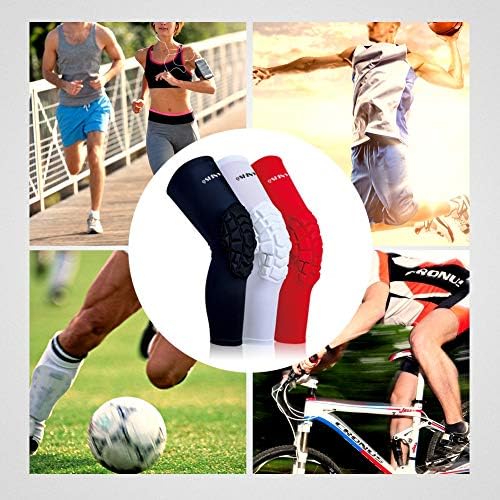 Shinypro одбојка фудбалски влошки на коленото за млади возрасни, влошки на коленото за борење, влошки за колена на танчерка, 3Д влошки на коленото