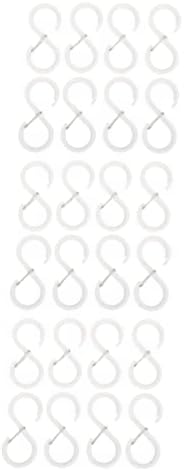Doitool 24 парчиња закачуваат метални решетки за облека за облека за облека метални закачалки тешки куки за тенџере во облик