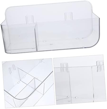 Artibetter 4PCS Box Desktop Wallид монтиран за живеење на монтирање корпи за решетки countertop спална соба за полнење козметика туш кади складирање