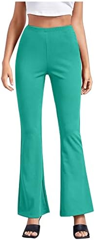 Sinzelimin џемпери за женски обични јога панталони мода тенок високо еластичен половината цврст спортски џогирање на панталони од пламен