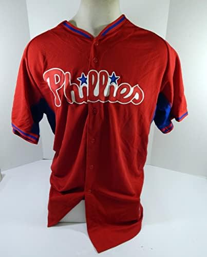 2014-15 Philadelphia Phillies празна игра издадена Red Jersey St BP 48 DP46234 - Игра користена МЛБ дресови