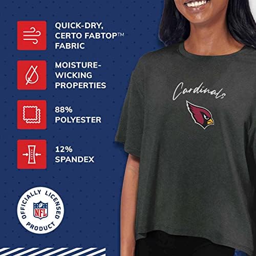 Серто НФЛ кошула за жени - исечена маичка за влага со кратки ракави
