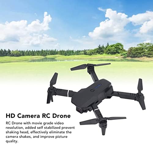 4 оски RC беспилотно летало со двојна 4K HD камера за возрасни почетник, 3D ротација на вртење FPV RC Quadcopter со високо позиционирање,
