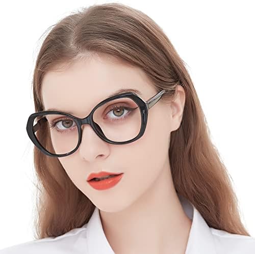 Аезуни Трендовски големи очила за читање жени модни дами читатели 1.0 1,25 1,5 1,75 2.0 2.25 2.5 2.75 3.0 3.5 4.0 5.0 6.0