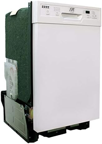 SPT SD-9254W 18 ″ широка вградена машина за миење садови w/загреано сушење, енергетска starвезда, 6 програми за миење, поставки