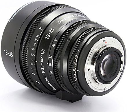 Верзија за кинематика 2 Прилагодена прирачник Iris Zoom Cine Lens Sigma18-35mm F1.8 ZF за Nikon Digital SLR камера