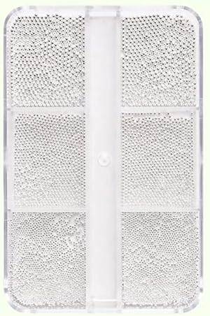 1 кутија Деликатна декорација на маникир Шарени челични мониста со повеќекратни монистра за нокти за три-димензионални додатоци за накит-