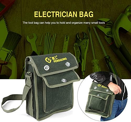 Алатка за складирање на алатка за одржување на електричарот, удобна работа за електрична алатка, држач за торбичка за торбичка