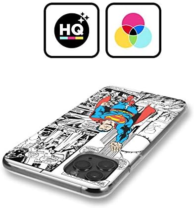 Главата Случај Дизајни Официјално Лиценциран Супермен Дц Стрипови Лет Стрип Уметност Мека Гел Случај Компатибилен Со Apple iPhone 12 / iPhone