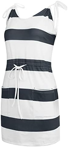 LehoziHeq женски трендовски лента фустан лето vneck секси сандери плажа одморалиште за одмор мини фустан за забава