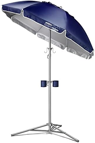 Wondershade Ultimate Portable Sun Shade чадор, лесна прилагодлива заштита на сонцето - морнарица